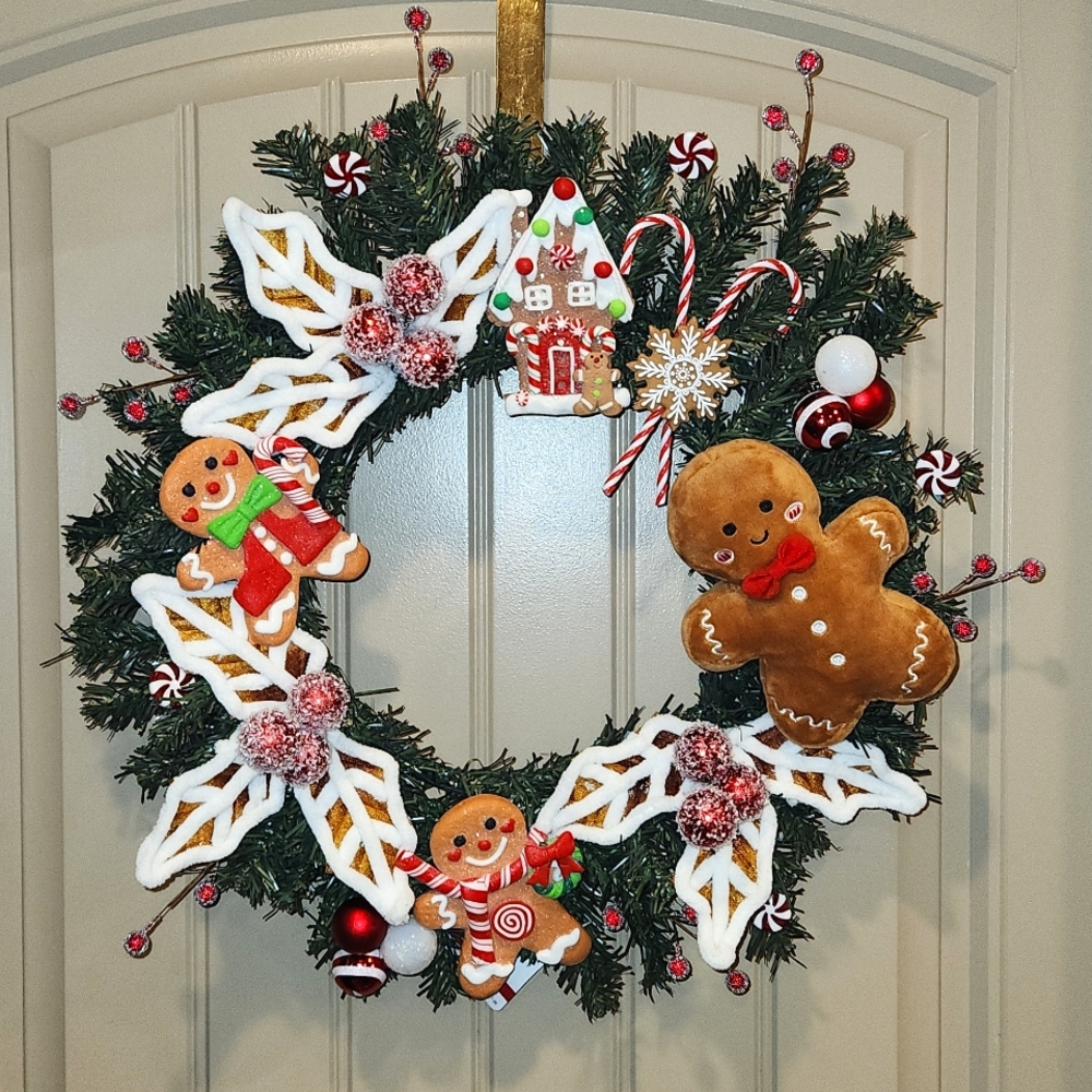 Gingerbread Man Wreath